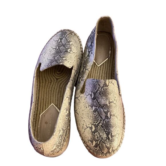 Katherine Kelly Snake Print Leather‎ Flats Size 8.5M - Picture 9 of 10